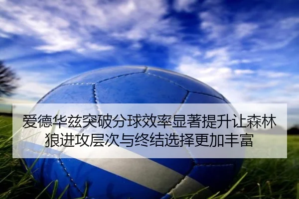 爱德华兹突破分球效率显著提升让森林狼进攻层次与终结选择更加丰富